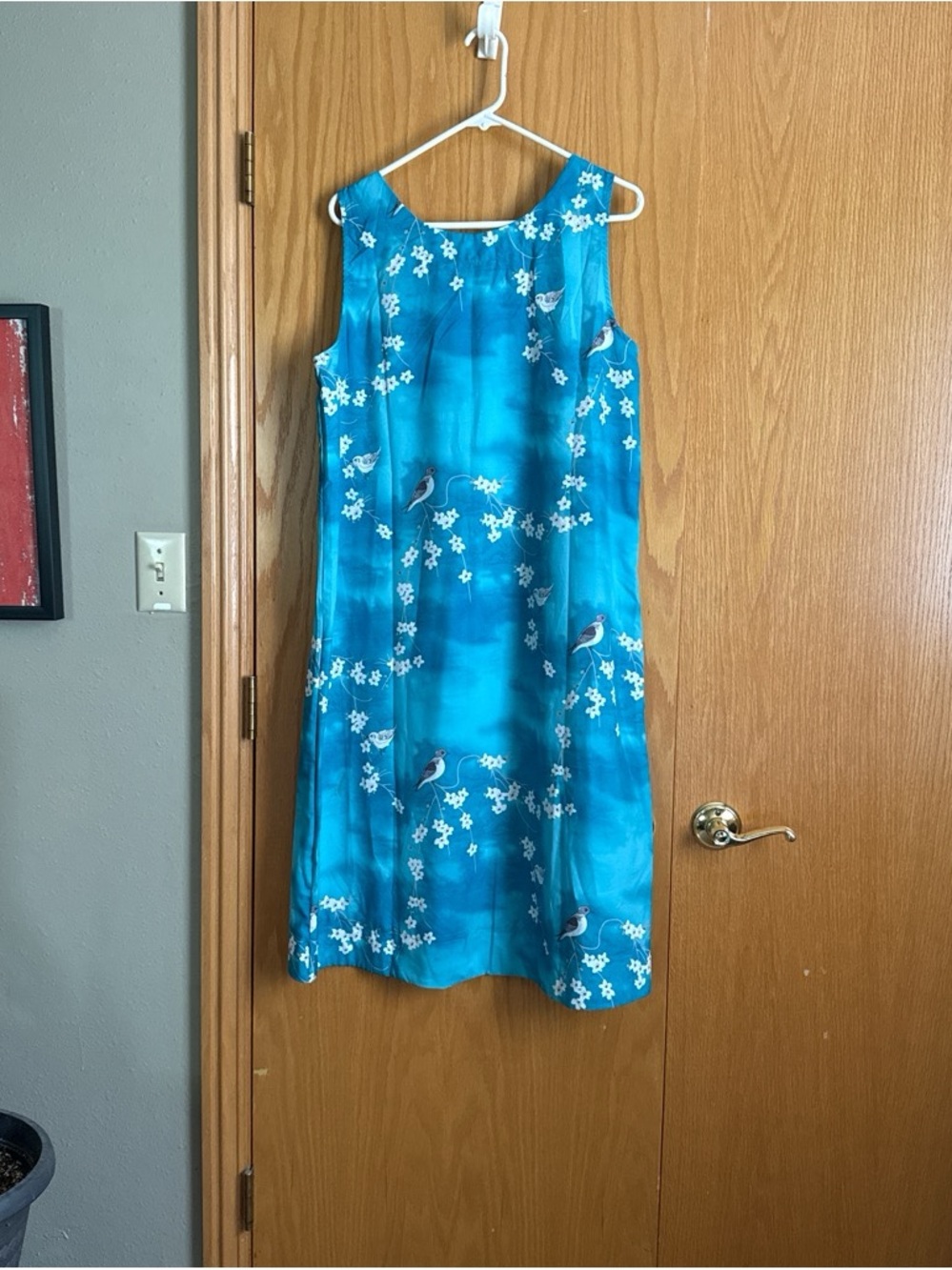 MISSLOOK Teal Floral Print Dress